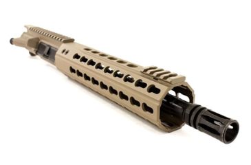 Image of Aero Precision Complete Upper Receiver, M4E1-E, 10.5in, 5.56 Barrel, Quantum 9in KeyMod Handguard, Flat Dark Earth, APAR640012P2