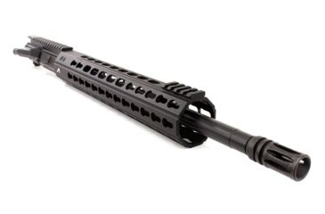 Image of Aero Precision Complete Upper Receiver, M4E1-E, 16in, .223 Wylde SS Mid Barrel, Quantum 12in KeyMod Handguard, Anodized Black, APAR640004P9