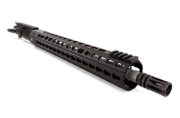 Image of Aero Precision Complete Upper Receiver, M4E1-E, 16in, .223 Wylde SS Mid Barrel, Quantum 15in KeyMod Handguard, Anodized Black, APAR640005P9