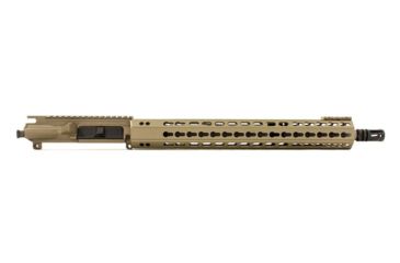 Image of Aero Precision Complete Upper Receiver, M4E1-E, 16in, .223 Wylde SS Mid Barrel, Quantum 15in KeyMod Handguard, Flat Dark Earth, APAR640015P9