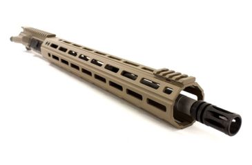 Image of Aero Precision Complete Upper Receiver, M4E1-E, 16in, .223 Wylde SS Mid Barrel, Quantum 15in M-LOK Handguard, Flat Dark Earth, APAR640115M9