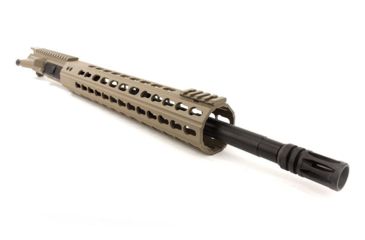 Image of Aero Precision Complete Upper Receiver, M4E1-E, 16in, 5.56 M4 Barrel, Quantum 12in KeyMod Handguard, Flat Dark Earth, APAR640014P6