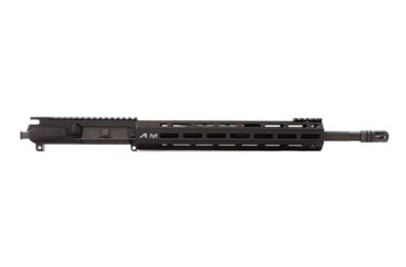 Image of Aero Precision Complete Upper Receiver, M4E1-E, 16in, 5.56 M4 Barrel, Quantum 12in M-LOK Handguard, Anodized Black, APAR640104M6