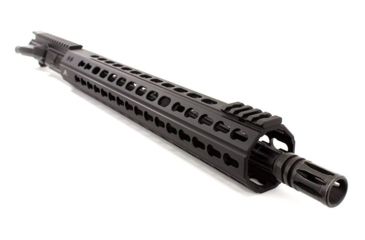 Image of Aero Precision Complete Upper Receiver, M4E1-E, 16in, 5.56 Mid Barrel, Quantum 15in KeyMod Handguard, Anodized Black, APAR640005P7