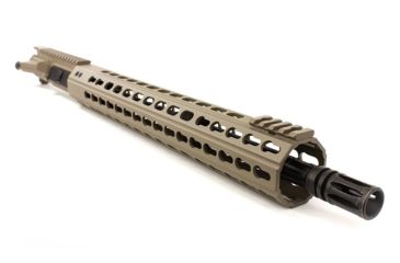 Image of Aero Precision Complete Upper Receiver, M4E1-E, 16in, 5.56 Mid Barrel, Quantum 15in KeyMod Handguard, Flat Dark Earth, APAR640015P7
