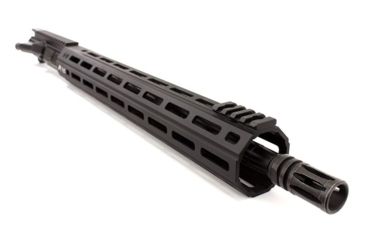 Image of Aero Precision Complete Upper Receiver, M4E1-E, 16in, 5.56 Mid Barrel, Quantum 15in M-LOK Handguard, Anodized Black, APAR640105M7