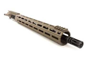 Image of Aero Precision Complete Upper Receiver, M4E1-E, 16in, 5.56 Mid Barrel, Quantum 15in M-LOK Handguard, Flat Dark Earth, APAR640115M7