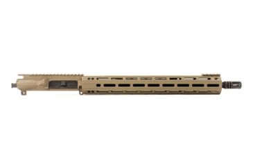 Image of Aero Precision Complete Upper Receiver, M4E1-E, 16in, 5.56 Mid Barrel, Quantum 15in M-LOK Handguard, Flat Dark Earth, APAR640115M7