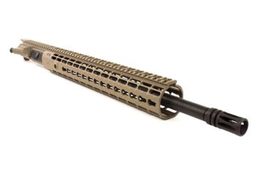 Image of Aero Precision Complete Upper Receiver, M4E1-E, 18in, 5.56 Rifle Barrel, Quantum 15in KeyMod Handguard, Flat Dark Earth, APAR640015P8