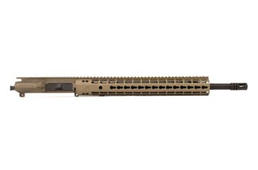 Image of Aero Precision Complete Upper Receiver, M4E1-E, 18in, 5.56 Rifle Barrel, Quantum 15in KeyMod Handguard, Flat Dark Earth, APAR640015P8