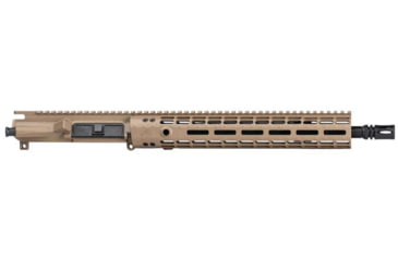 Image of Aero Precision Complete Upper Receiver, M4E1-E, 5.56x45mm NATO, 13.9in, Government, Mid Length, 1 in 7, 1/2 x 28, 12.7in, A2 Flash Hider, Cerakote, FDE, APAR600284M99