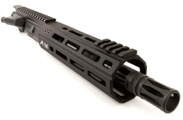 Image of Aero Precision Complete Upper Receiver, M4E1-E, 8in .300 Blackout Barrel, Quantum 7in M-LOK Handguard, Anodized Black, APAR640101M1