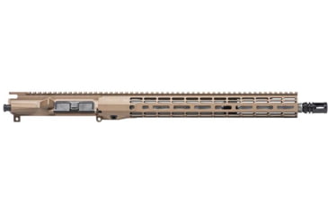 Image of Aero Precision Complete Upper Receiver, M4E1-T, .223 Wylde, 16in, SPR - Fluted, Mid Length, 1 in 8, 1/2 x 28, 15in, A2 Flash Hider, Cerakote, FDE, APAR700715M50