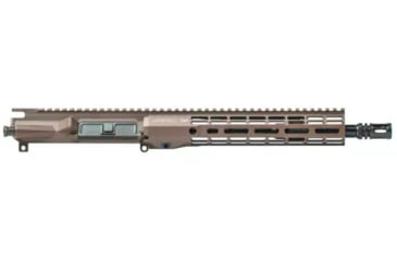 Image of Aero Precision Complete Upper Receiver, M4E1-T, 5.56x45mm NATO, 11.5in, Government, Carbine Length, 1 in 7, 1/2 x 28, 10.3in, A2 Flash Hider, Anodized, Kodiak Brown, APAR700397M29