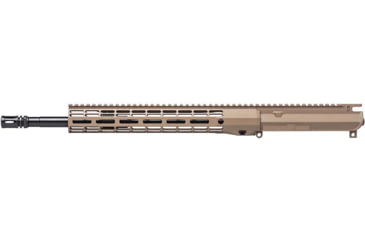 Image of Aero Precision Complete Upper Receiver, M4E1-T, 5.56x45mm NATO, 16in, Government, Mid Length, 1 in 7, 1/2 x 28, 12.7in, A2 Flash Hider, Cerakote, FDE, APAR700714M7