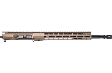Image of Aero Precision Complete Upper Receiver, M4E1-T, 5.56 x 45, 16in, Government, Mid Length, 1 in 7, 1/2 x 28, 12.7in, A2 Flash Hider, Cerakote, FDE, APAR700714M7