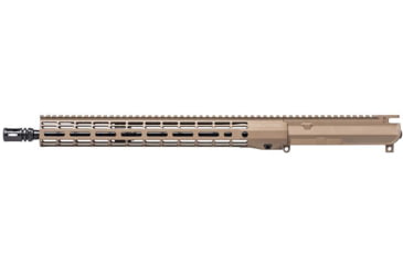 Image of Aero Precision Complete Upper Receiver, M4E1-T, 5.56x45mm NATO, 16in, Pencil, Mid Length, 1 in 7, 1/2 x 28, 15in, A2 Flash Hider, Cerakote, FDE, APAR700715M39