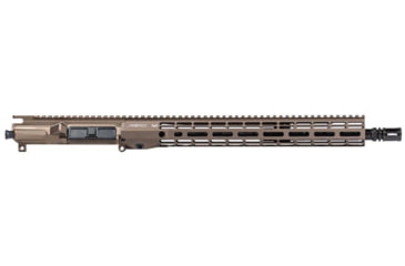 Image of Aero Precision Complete Upper Receiver, M4E1-T, RM-15, 5.56 x 45, 16in, Government, Mid Length, 1 in 7, 1/2 x 28, 15in, A2 Flash Hider, Anodized, Kodiak Brown, Kodiak Brown Anodized, APAR700401M7