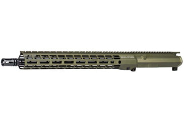 Image of Aero Precision Complete Upper Receiver, M4E1-T, RM-15, 5.56 x 45, 16in, Government, Mid Length, 1 in 7, 1/2 x 28, 15in, A2 Flash Hider, Anodized, OD Green, OD Green Anodized, APAR700178M7