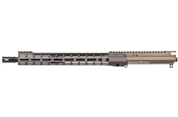 Image of Aero Precision Complete Upper Receiver, M4E1-T, SM-15, 5.56x45mm NATO, 16in, Government, Mid Length, 1 in 7, 1/2 x 28, 15in, A2 Flash Hider, Anodized, Kodiak Brown, APAR700392M7