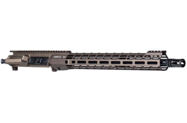 Image of Aero Precision Complete Upper Receiver, M4E1-T, SM-15, 5.56 x 45, 16in, Government, Mid Length, 1 in 7, 1/2 x 28, 15in, A2 Flash Hider, Anodized, Kodiak Brown, Kodiak Brown Anodized, APAR700392M7