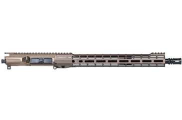 Image of Aero Precision Complete Upper Receiver, M4E1-T, SM-15, 5.56 x 45, 16in, Government, Mid Length, 1 in 7, 1/2 x 28, 15in, A2 Flash Hider, Anodized, Kodiak Brown, Kodiak Brown Anodized, APAR700392M7