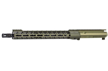 Image of Aero Precision Complete Upper Receiver, M4E1-T, SM-15, 5.56 x 45, 16in, Government, Mid Length, 1 in 7, 1/2 x 28, 15in, A2 Flash Hider, Anodized, OD Green, OD Green Anodized, APAR700179M7