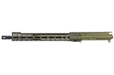 Image of Aero Precision Complete Upper Receiver, M4E1-T, SM-15, 5.56 x 45, 16in, Government, Mid Length, 1 in 7, 1/2 x 28, 15in, A2 Flash Hider, Anodized, OD Green, OD Green Anodized, APAR700179M7