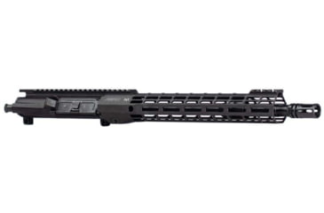 Image of Aero Precision Complete Upper Receiver, M4E1-T, SM12.7, 5.56 x 45, 13.9in, Government, Mid Length, 1 in 7, 1/2 x 28, 12.7in, A2 Flash Hider, Anodized, Black, Black, APAR700104M99