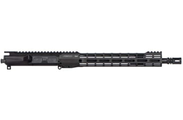 Image of Aero Precision Complete Upper Receiver, M4E1-T, SM12.7, 5.56 x 45, 13.9in, Government, Mid Length, 1 in 7, 1/2 x 28, 12.7in, A2 Flash Hider, Anodized, Black, Black, APAR700104M99