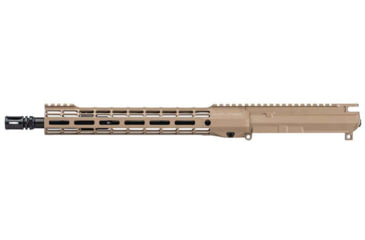 Image of Aero Precision Complete Upper Receiver, M4E1-T, SM12.7, 5.56x45mm NATO, 13.9in, Government, Mid Length, 1 in 7, 1/2 x 28, 12.7in, A2 Flash Hider, Cerakote, FDE, APAR700114M99
