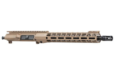 Image of Aero Precision Complete Upper Receiver, M4E1-T, SM12.7, 5.56 x 45, 13.9in, Government, Mid Length, 1 in 7, 1/2 x 28, 12.7in, A2 Flash Hider, Cerakote, FDE, FDE, APAR700114M99