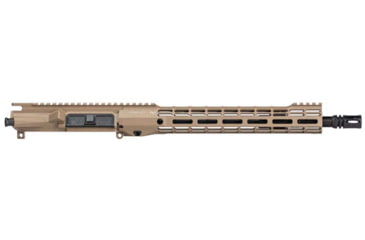 Image of Aero Precision Complete Upper Receiver, M4E1-T, SM12.7, 5.56 x 45, 13.9in, Government, Mid Length, 1 in 7, 1/2 x 28, 12.7in, A2 Flash Hider, Cerakote, FDE, FDE, APAR700114M99