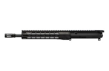 Image of Aero Precision Complete Upper Receiver, M4E1 Threaded PRO, 5.56, 12.5in Barrel, Gov Profile, Mid-Length Gas System, 1-7 Twist, 1/2 x 28 Thread, ATLAS R-ONE Handguard, VG6 Delta Flash Hider, Anodized, Black, APUG700703M103-1