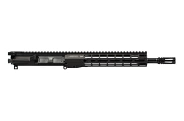 Image of Aero Precision Complete Upper Receiver, M4E1 Threaded PRO, 5.56, 12.5in Barrel, Gov Profile, Mid-Length Gas System, 1-7 Twist, 1/2 x 28 Thread, ATLAS R-ONE Handguard, VG6 Delta Flash Hider, Anodized, Black, APUG700703M103-1