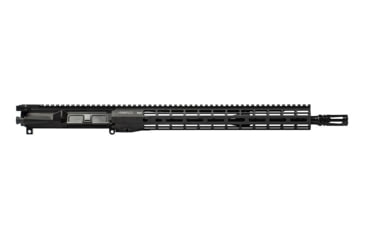 Image of EDEMO Aero Precision Complete Upper Receiver, M4E1 Threaded, 5.56, 16.3in Barrel, Gov Profile, Mid-Length GS, 1-7 Twist, 1/2 x 28, ATLAS R-ONE HG, VG6 Delta Flash Hider, Anodized Black, APUG700705M105-1, EDEMO1