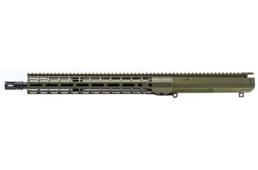 Image of Aero Precision Complete Upper Receiver, M5, .308 Win, 16in, Government, Mid Length, 1 in 10, 5/8 x 24, 15in, A2 Flash Hider, Anodized, OD Green Anodized, APAR538772M22