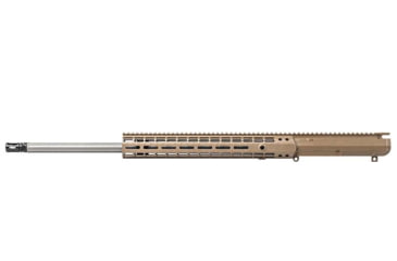 Image of Aero Precision Complete Upper Receiver, M5E1, 24in Barrel, 6.5mm Creedmoor, Rifle Length, 1/8 Twist, 416R Stainless Steel, EM15 Handguard, FDE Cerakote, APAR308556M71