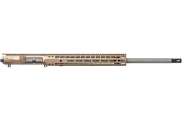 Image of Aero Precision Complete Upper Receiver, M5E1, 24in Barrel, 6.5mm Creedmoor, Rifle Length, 1/8 Twist, 416R Stainless Steel, EM15 Handguard, FDE Cerakote, APAR308556M71