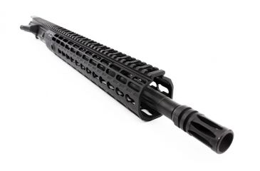 Image of Aero Precision M4E1 Complete Upper Receiver, AR-15, 5.56x45mm NATO, 14.5 in Mid Length Barrel, 12 in KeyMod Handguard, No BCG/CH, Anodized, Black, APAR640231P5