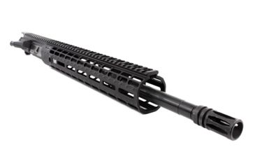 Image of Aero Precision M4E1 Mid Barrel Complete Upper Receiver w/Flash Hider, AR-15, 5.56x45mm NATO, 16in Mid Length Barrel, 12in M-LOK Handguard, No BCG/CH, Anodized, Black, APAR640231M7