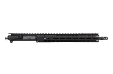 Image of Aero Precision M4E1 Complete Upper Receiver with Flash Hider, AR-15, 5.56x45mm NATO, 16in Mid Length Barrel, 15in M-LOK Handguard, No BCG/CH, Anodized, Black, APAR640251M7