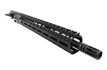 Image of Aero Precision M4E1 Complete Upper Receiver with Flash Hider, AR-15, 5.56x45mm NATO, 16in Mid Length Barrel, 15in M-LOK Handguard, No BCG/CH, Anodized, Black, APAR640251M7
