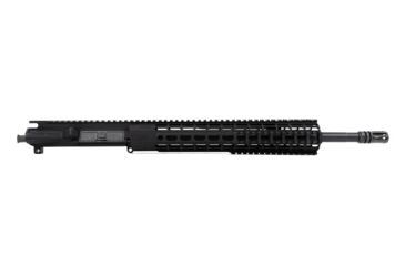 Image of Aero Precision M4E1 Complete Upper Receiver, AR-15, 5.56x45mm NATO, 16 in Mid Length Barrel, 12 in Quad Rail Handguard, No BCG/CH, Anodized, Black, APAR640231Q7