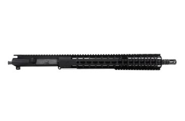 Image of Aero Precision M4E1 Mid Barrel Complete Upper Receiver w/Flash Hider, AR-15, 5.56x45mm NATO, 16in Mid Length Barrel, 15in Quad Rail Handguard, No BCG/CH, Anodized, Black, APAR640251Q7