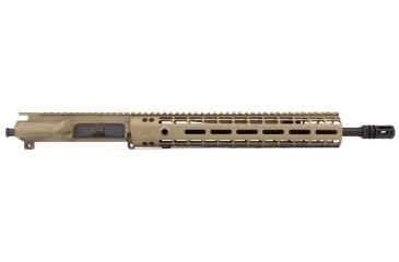 Image of Aero Precision Complete Upper Receiver, M4E1, 14.7in, 5.56 Mid Pencil Barrel, EM-12 HG Gen 2, FDE Cerakote, APAR640232M38