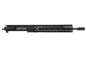 Image of Aero Precision Complete Upper Receiver, M4E1, 14.7in, 5.56 Mid Pencil Barrel, EM-12 HG Gen 2, Anodized Black, APAR640231M38
