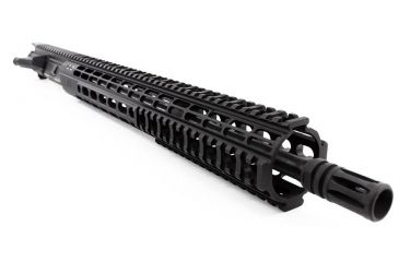 Image of Aero Precision Complete Upper Receiver, M4E1, 16in, 5.56 Mid Pencil Length Barrel, EQ-15 Gen 2 Handguard, Anodized Black, APAR640251Q39