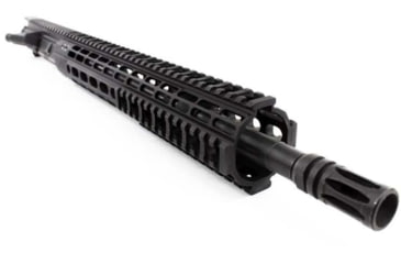 Image of Aero Precision M4E1 Complete Upper Receiver, AR-15, 5.56x45mm NATO, 14.5 in Mid Length Barrel, 12 in Quad Rail Handguard, No BCG/CH, Anodized, Black, APAR640231Q5
