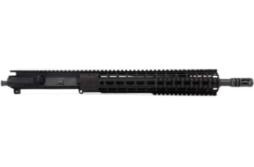 Image of Aero Precision M4E1 Complete Upper Receiver, AR-15, 5.56x45mm NATO, 14.5 in Mid Length Barrel, 12 in Quad Rail Handguard, No BCG/CH, Anodized, Black, APAR640231Q5